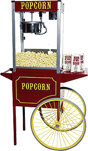 Wagen f&uuml;r Popcornmaschine